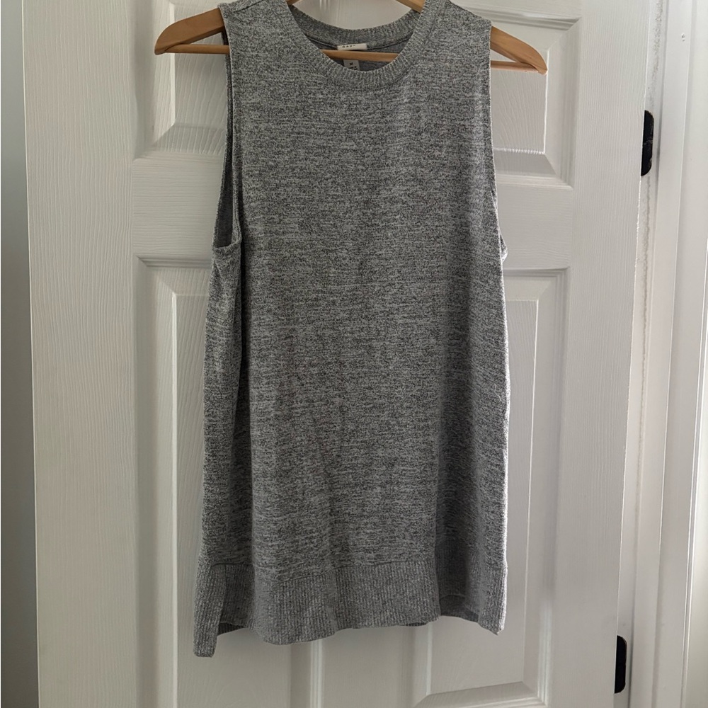 Gray Sleeveless Women's Top